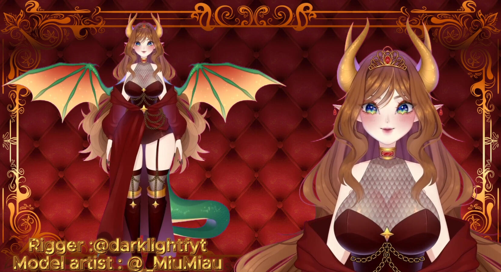 3.0 Live2D Model Rigger: @darklightyt Model Artist: @_MiuMiau