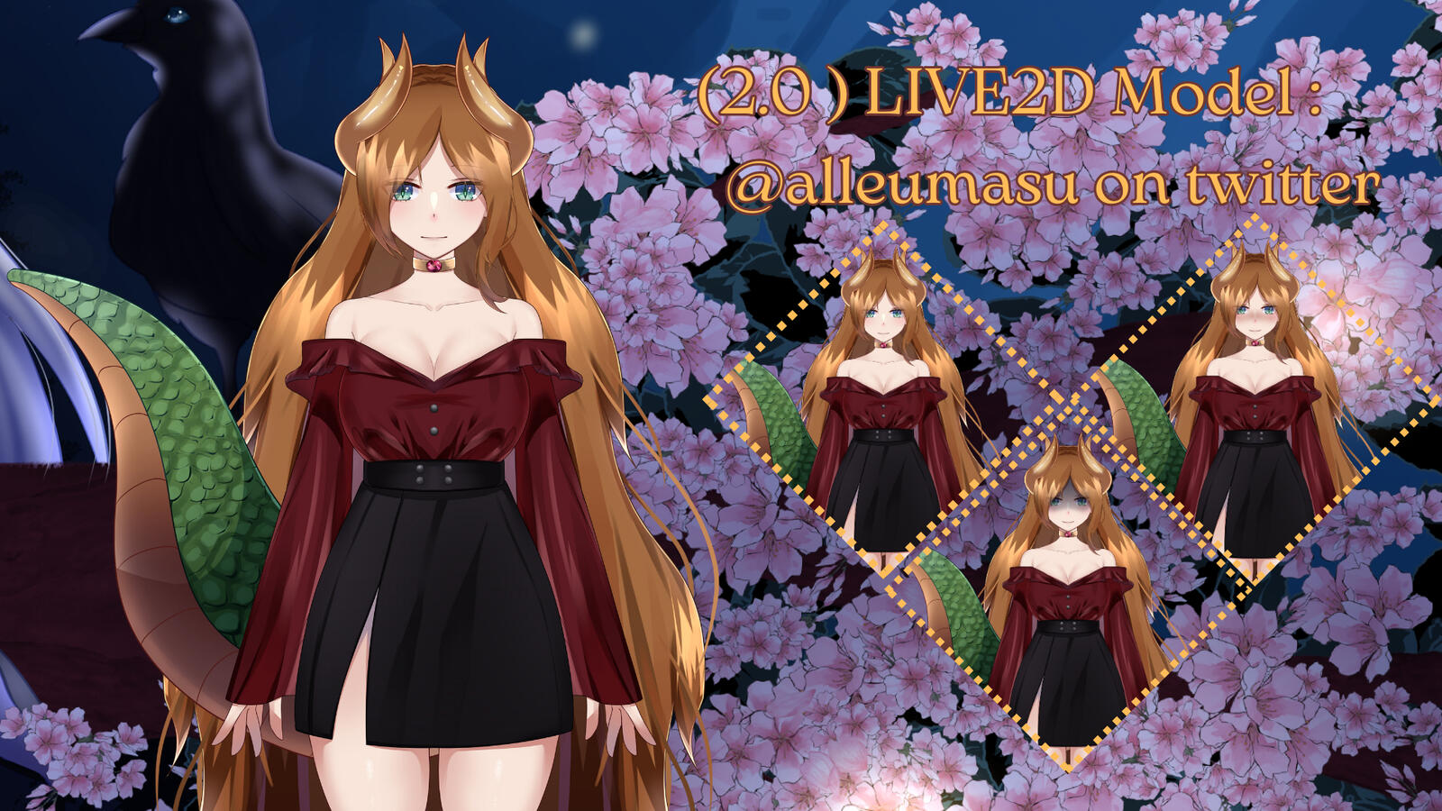 2.0 Live2D Model Rigger: @subetega_nikui Model Artist: @alleumasu